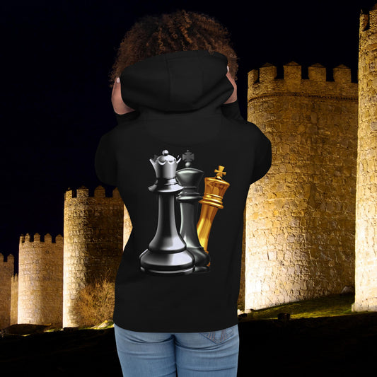 "CHECKMATE" Embroidered Unisex Hoodie