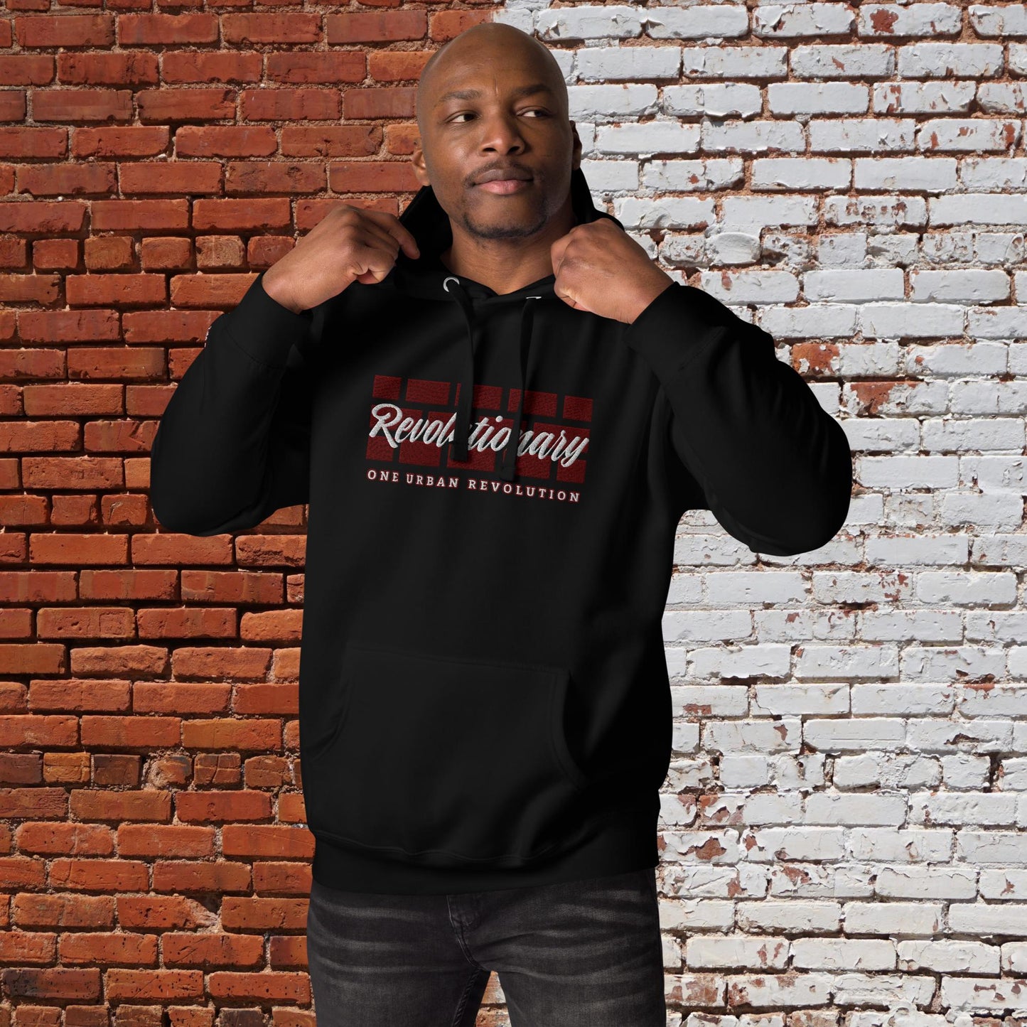 "UNDERGROUND" Embroidered Unisex Hoodie