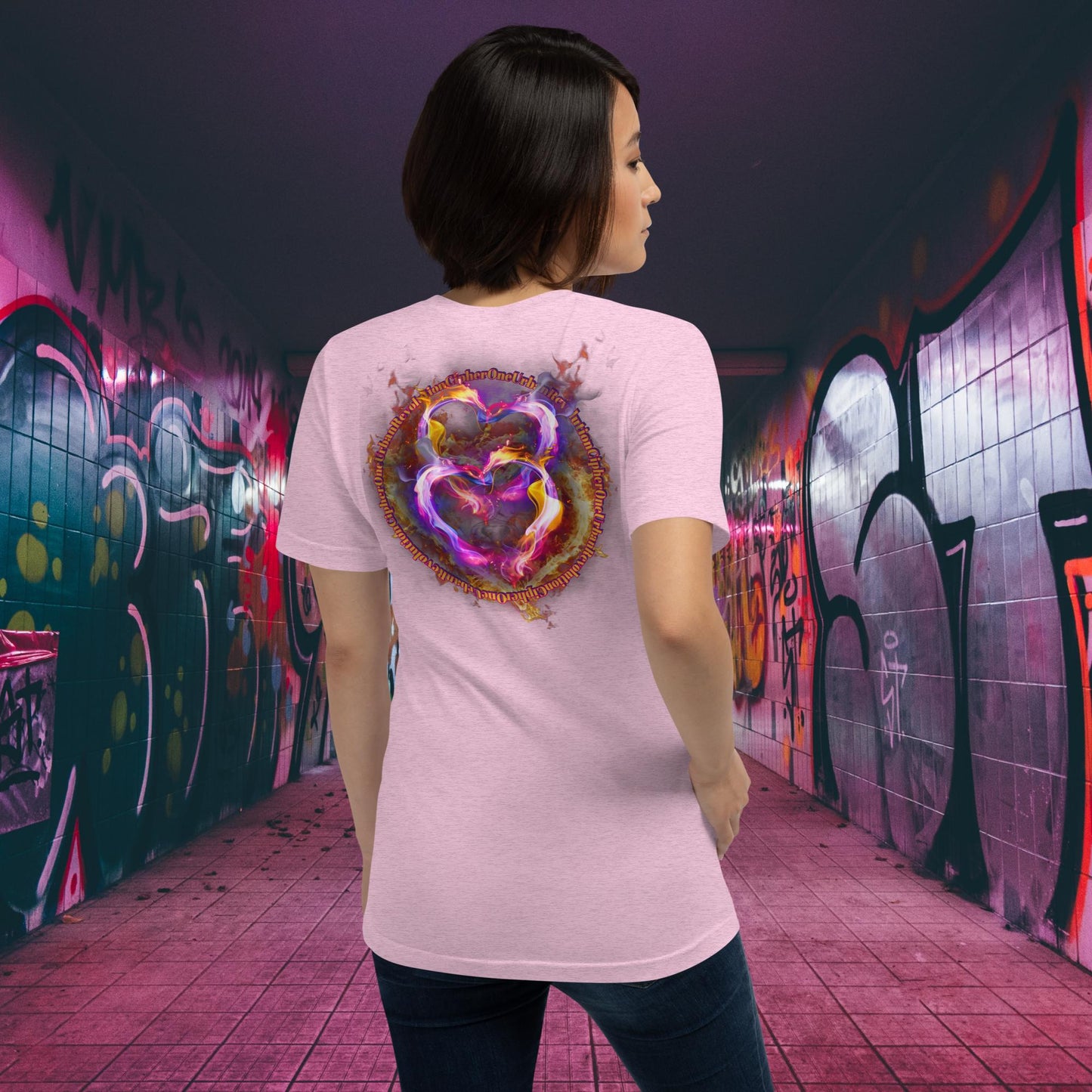 "LOVE FLAMES" Unisex T-shirt