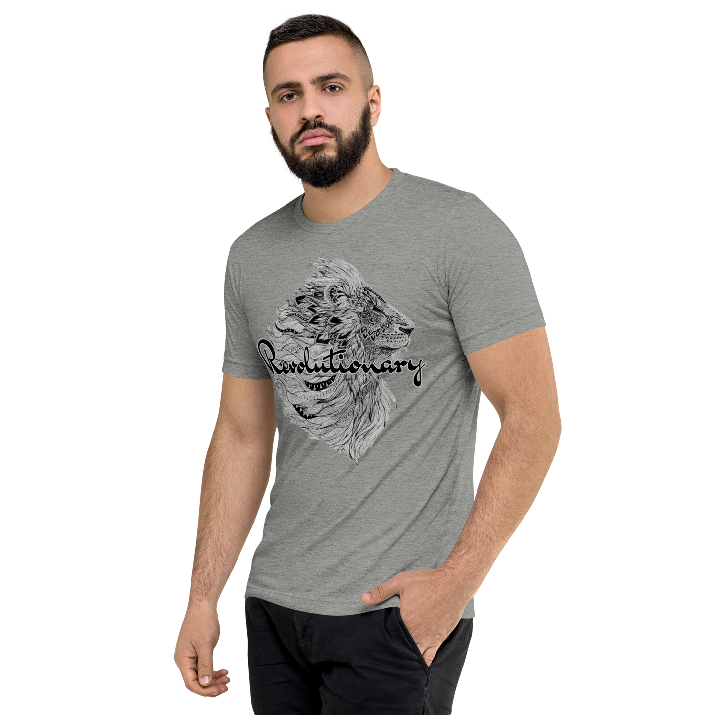 "MAJESTIC LION" Unisex Tri-Blend T-shirt