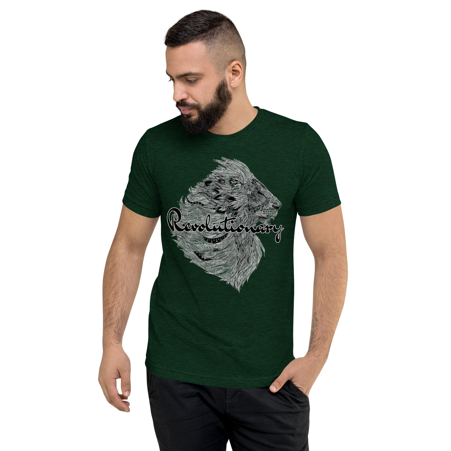 "MAJESTIC LION" Unisex Tri-Blend T-shirt