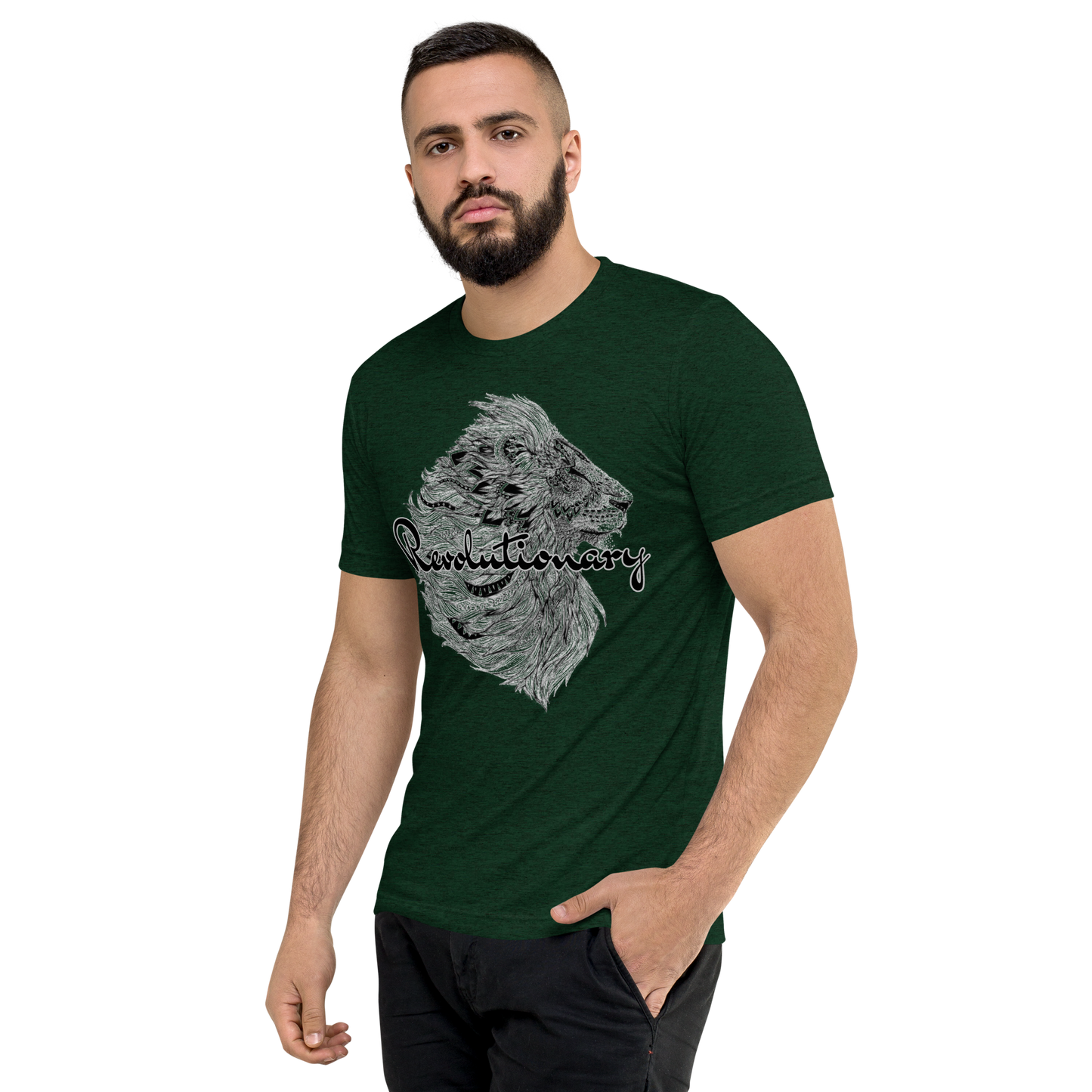 "MAJESTIC LION" Unisex Tri-Blend T-shirt
