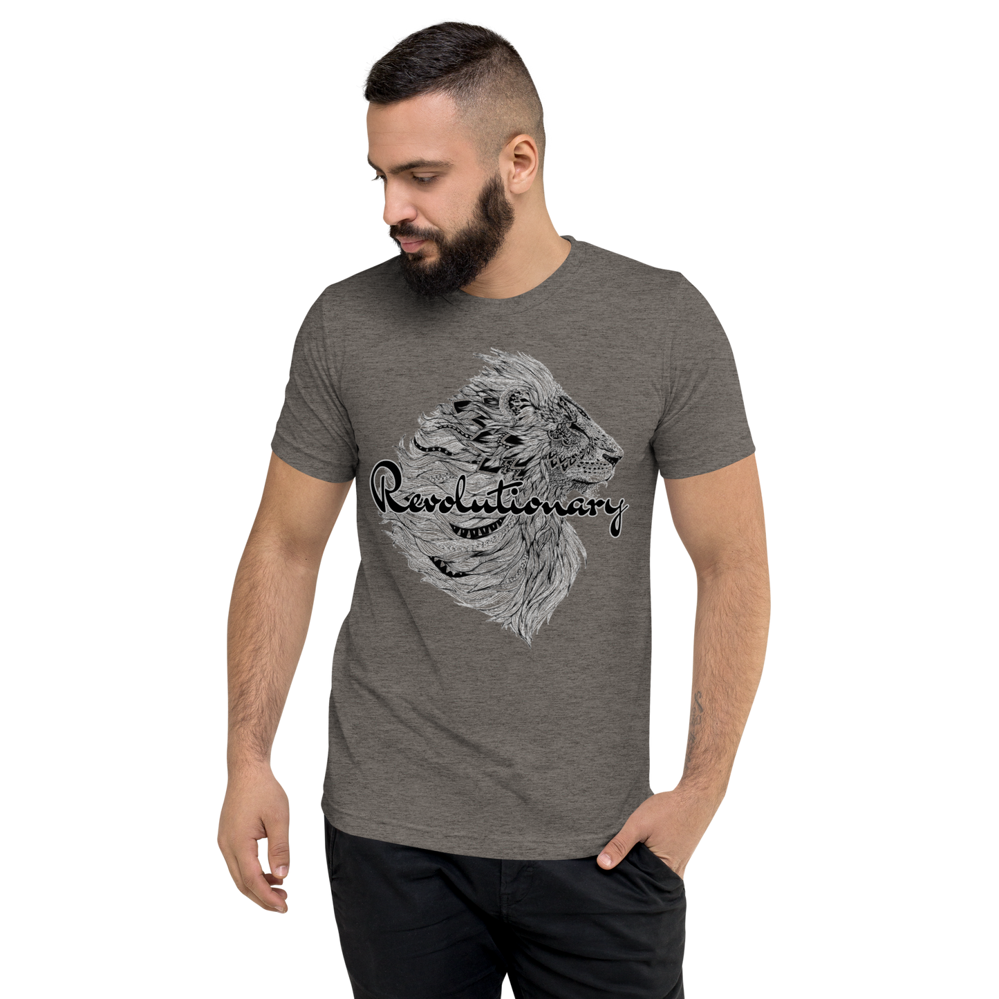 "MAJESTIC LION" Unisex Tri-Blend T-shirt