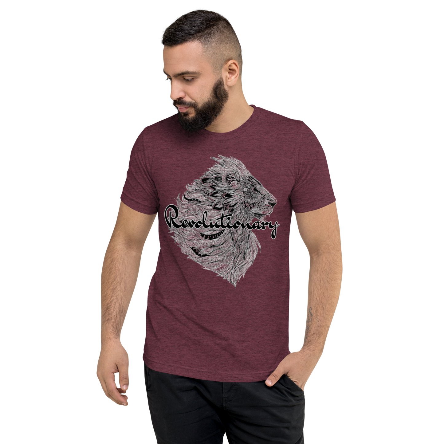 "MAJESTIC LION" Unisex Tri-Blend T-shirt