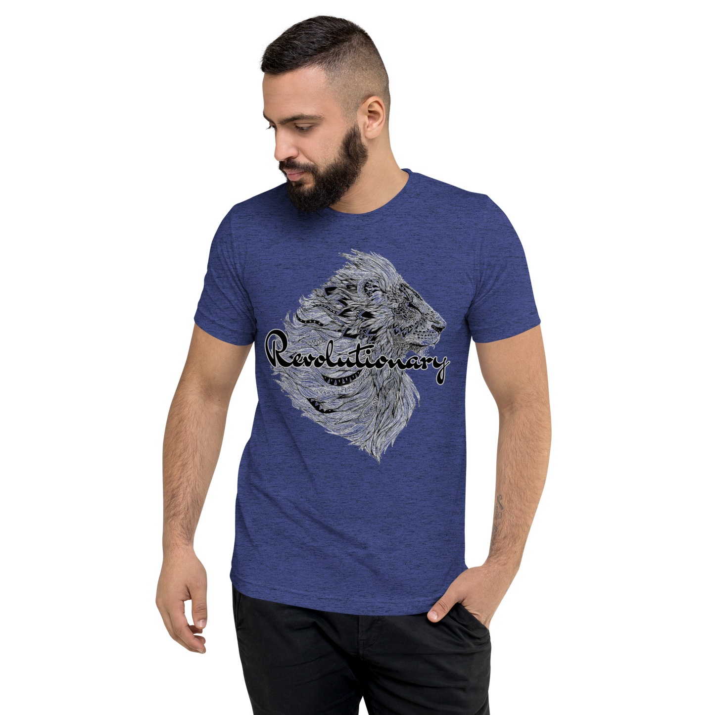 "MAJESTIC LION" Unisex Tri-Blend T-shirt