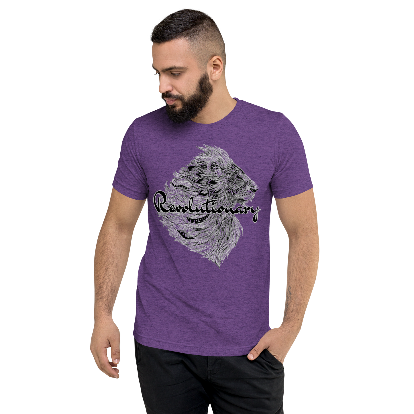 "MAJESTIC LION" Unisex Tri-Blend T-shirt