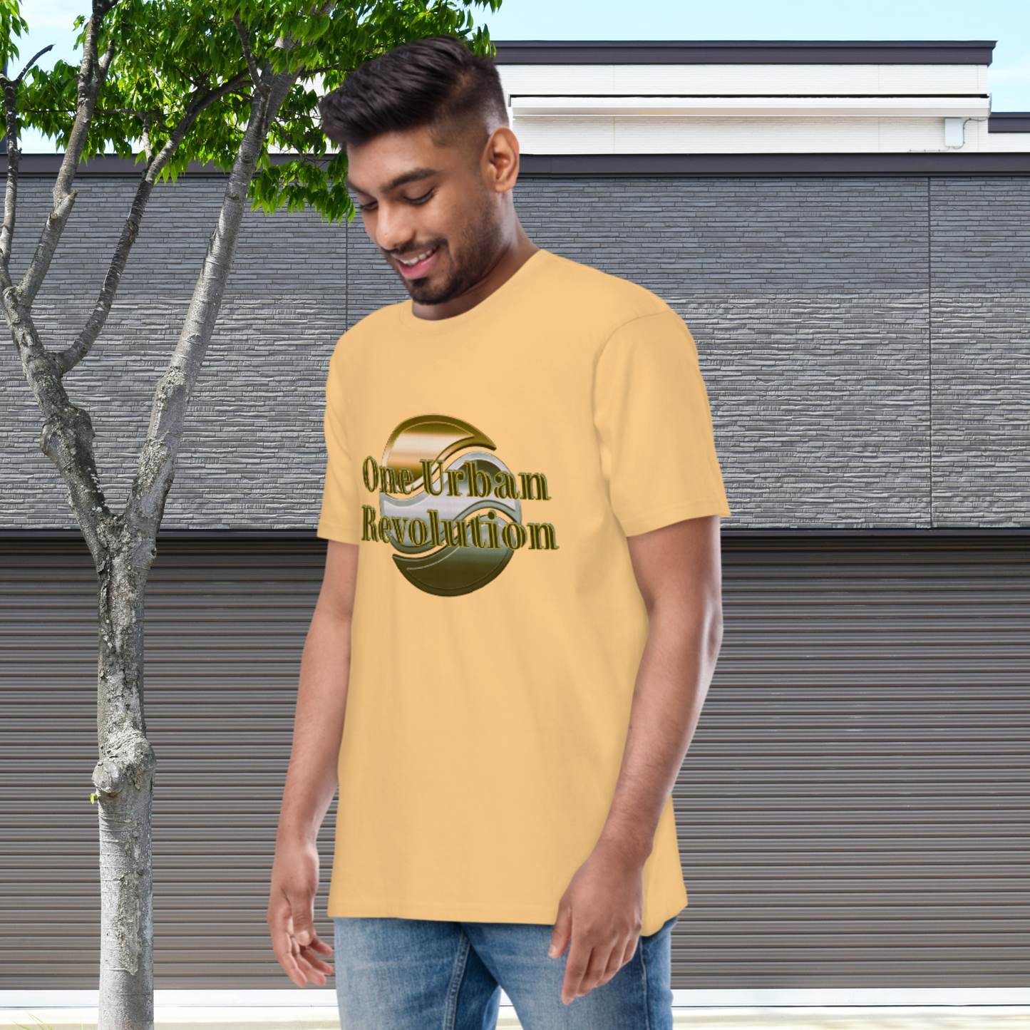 "OUR" Men’s Premium Heavyweight Tee (Solar Theme)