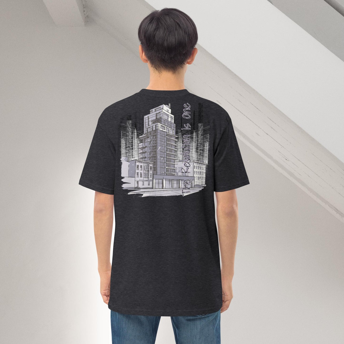 "URBAN LIGHT" Men’s Premium Heavyweight Tee