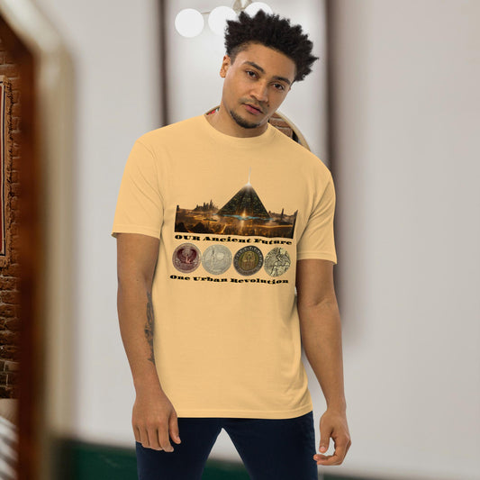 "ANCIENT FUTURE" Men’s Premium Heavyweight Tee