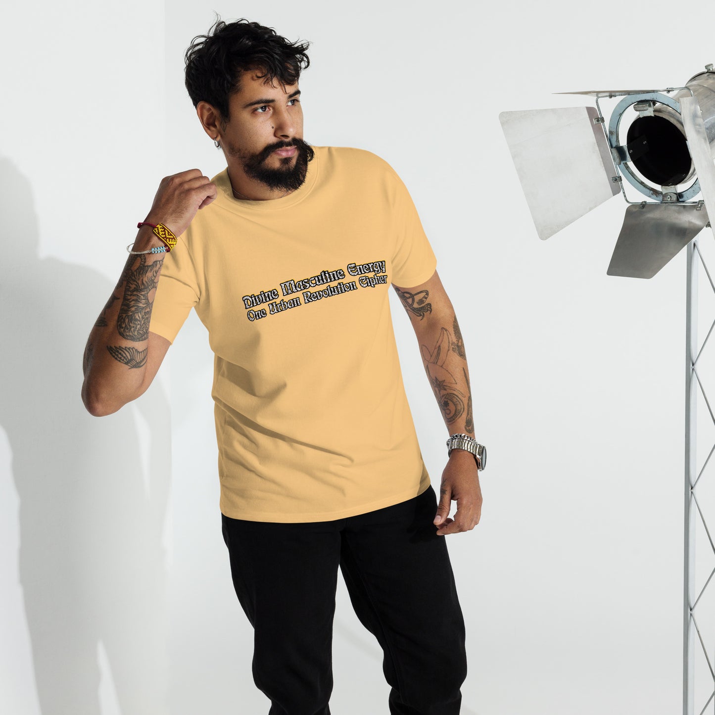 "DIVINE MASCULINE ENERGY" Men’s Premium Heavyweight Tee